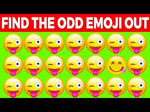 CAN YOU FIND THE ODD EMOJI OUT? QUIZ