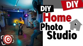 Home Photography Studio Setup - Tips for building a DIY Home Portrait Studio on a budget
