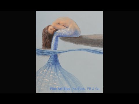 video-linktoworks-How to Draw a Mermaid With Color Pencils - YouTube