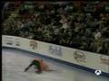 caida y hostia en patinaje artístico sobre hielo