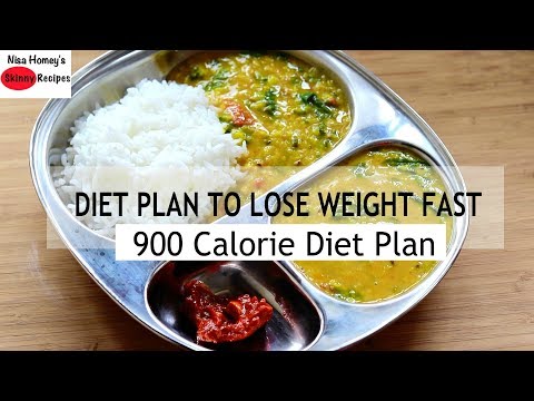 Diet Plan To Lose Weight Fast - 900 Calories - Full Day Meal Plan For Weight Loss | Skinny Recipes