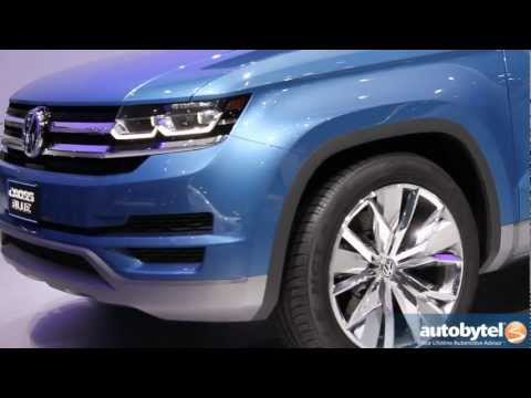 Volkswagen CrossBlue TDI Diesel Hybrid Concept Car at the 2013 Detroit Auto Show