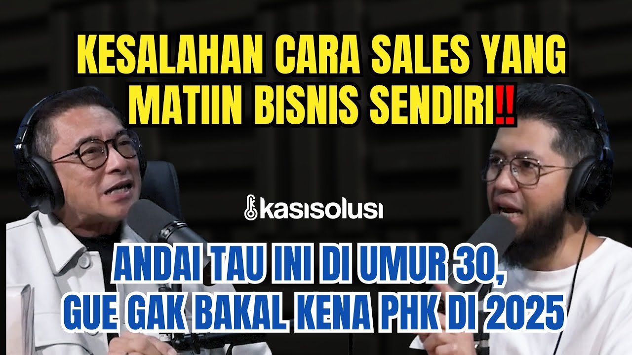 Bisnis Bisa Mati di Krisis Ekonomi 2025‼️James Gwee Kuliti Kesalahan Sales yang Bikin Brand Hancur