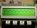 Formas de onda en movimiento en un LCD no grafico. Formas de onda en movimiento en un LCD no grafico.