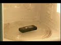 cell phone monster in the microwave
