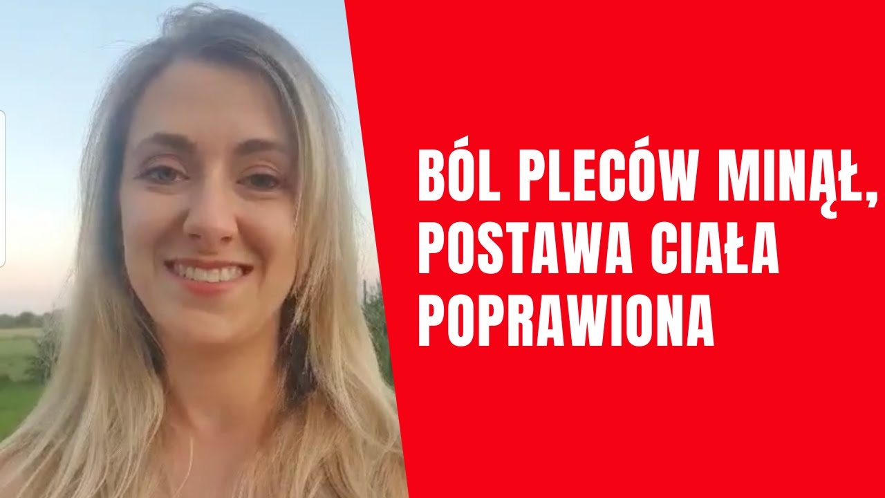 Pozbyła się bólu pleców dzięki ćwiczeniom