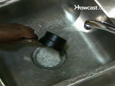 how to clean a smelly sink