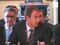 Zapatero defiende la solidez del sistema financiero español .