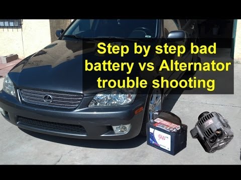 how to tell if battery or alternator is bad
