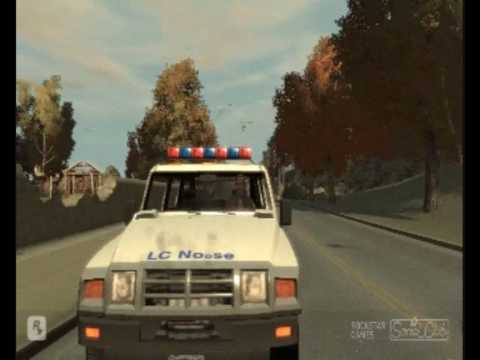 GTA IV Police chase action music video