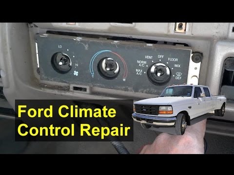 Ford climate control vent defrost issues, F250, F350, Explorer, etc. – Auto Repair Series