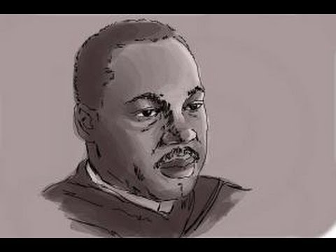 how to draw mlk