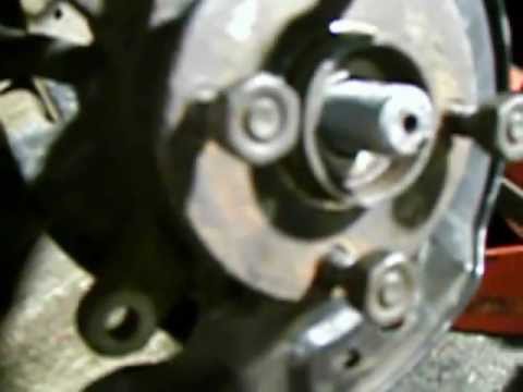 Front Wheel Bearing Replacement Part 1 of 6: Removing Toyota Yaris & Echo Front Wheel Hub