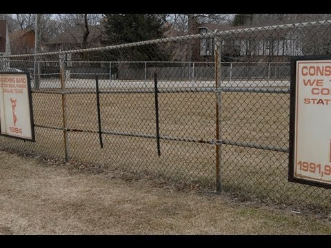 school vandalized - Three signs displaying years of Maine South Hawk Football Team state championships were stolen off of the fence of the school in late January, 2013. A tradit...
