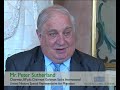 Peter Sutherland Comments on \"Higher Oil Prices\"