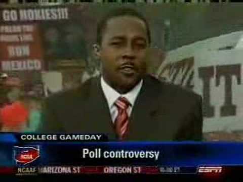AOTM - See a national Assault on the Media College Football style. ESPN College Gameday from Blacksburg, VA on 9/24/05.