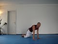 Yoga: basic greeting to the sun variation Yoga: basic greeting to the sun variation