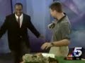 Snake scares news reporter Snake scares news reporter