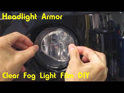 Clear Fog Light Protection Tint Film Kit DIY – BMW X3 – Headlight Armor