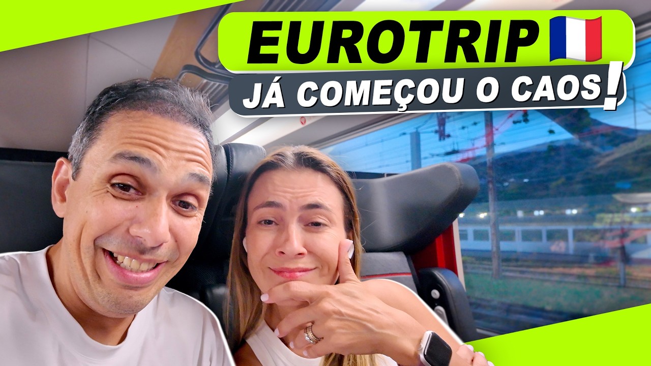 Partiu Paris. Primeiro Dia e já Erramos o Trem! #macmasi  #eurotrip #paris