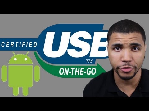 how to use usb on the go android