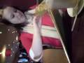 anna opening her christmas present... it's rather funnyy.