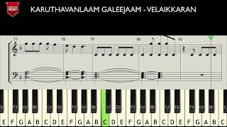 KARUTHAVANLAAM GALEEJAAM - VELAIKKARAN ( HOW TO PL