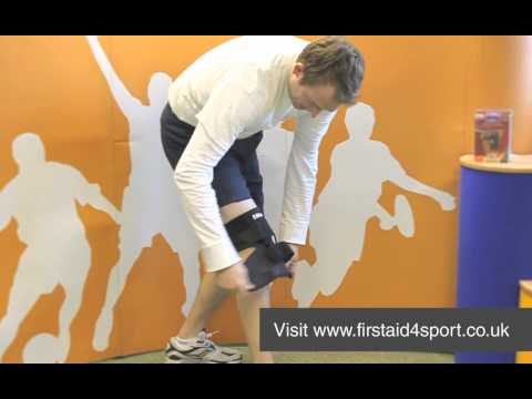 how to fasten knee wraps