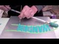 PIN STRIPING & HAND PAINTED SIGN TECHNIQUES