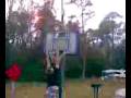 Boy gets pulled from hoop
