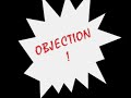 Objection! By Me