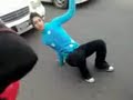 رقصیدن(بریک زدن) جوانان ایرانی جلوی پلیس Dancing infront of police in Iran 