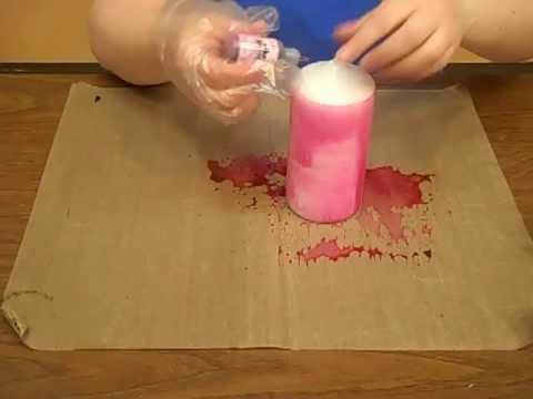 how to dye candles