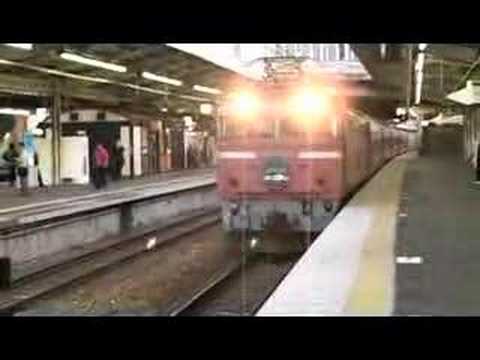 2007.12.24　寝台特急日本海2号　新大阪駅入線