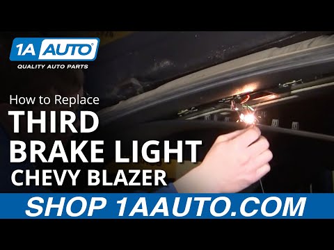 How To Install Replace Third Brake Light Chevy Blazer GMC Jimmy 4Door 94-04 1AAuto.com