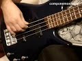 clases de bajo ejercicio dedos mano derecha