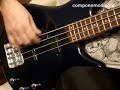 Clases de bajo ejercicio dedos mano derecha