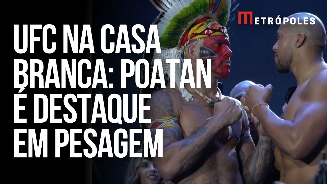 UFC na Casa Branca: com Poatan em destaque, veja como foi a pesagem dos atletas