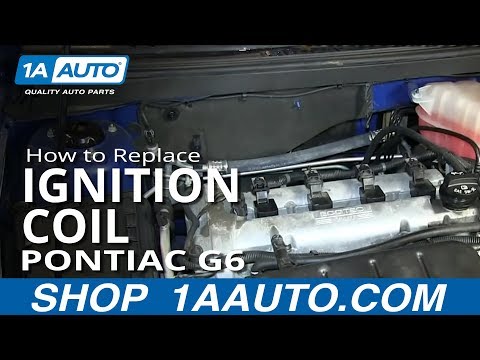 How To Install Replace Engine Ignition Coil 2.4L Pontiac G6 Saturn Aura