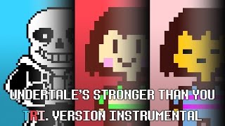 Undertale 's Stronger Than You (Tri. Version instrumental) Lyrics Only