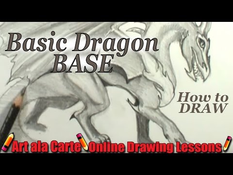 How to draw a Dragon base
