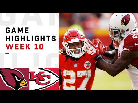 Cardinals vs. Chiefs Week 10 Highlights | NFL 2018