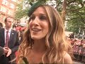 sex and the city's new york stars hit london for the world premiere of the movie.