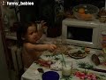 Зажала папе морковку