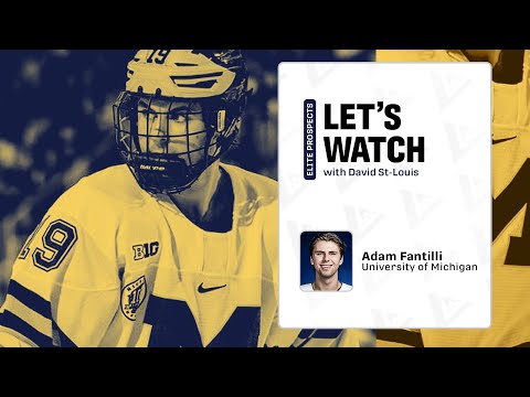 Let's watch Adam Fantilli