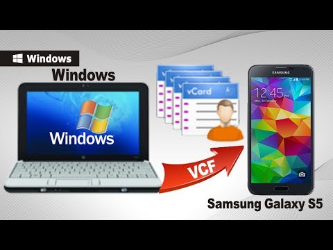 how to open vcard file