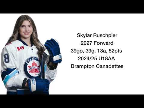 Skylar Ruschpler 2027 Forward (2024/25 midseason highlights)