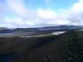 Vue du sommet du cône du lac vlocanique Ljotipollur
