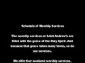 St. Andrews Service Information Trailer