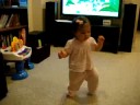 Kayla learning to walk